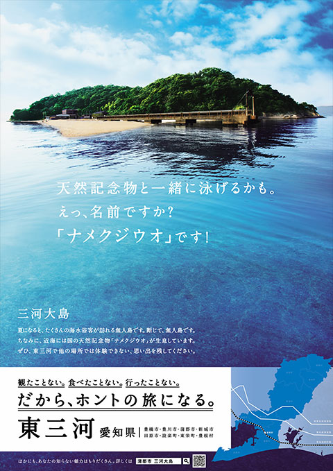 東三河観光PRポスター「三河大島」の画像